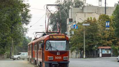 Трамвай 12 в Днепре