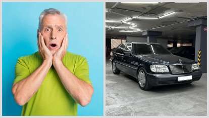 Пенсионер украл мерседес