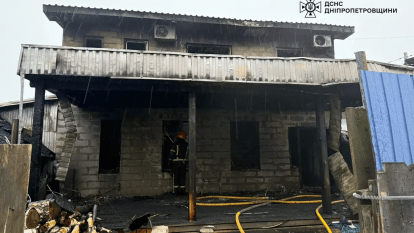 Згорів будинок в Дніпрі