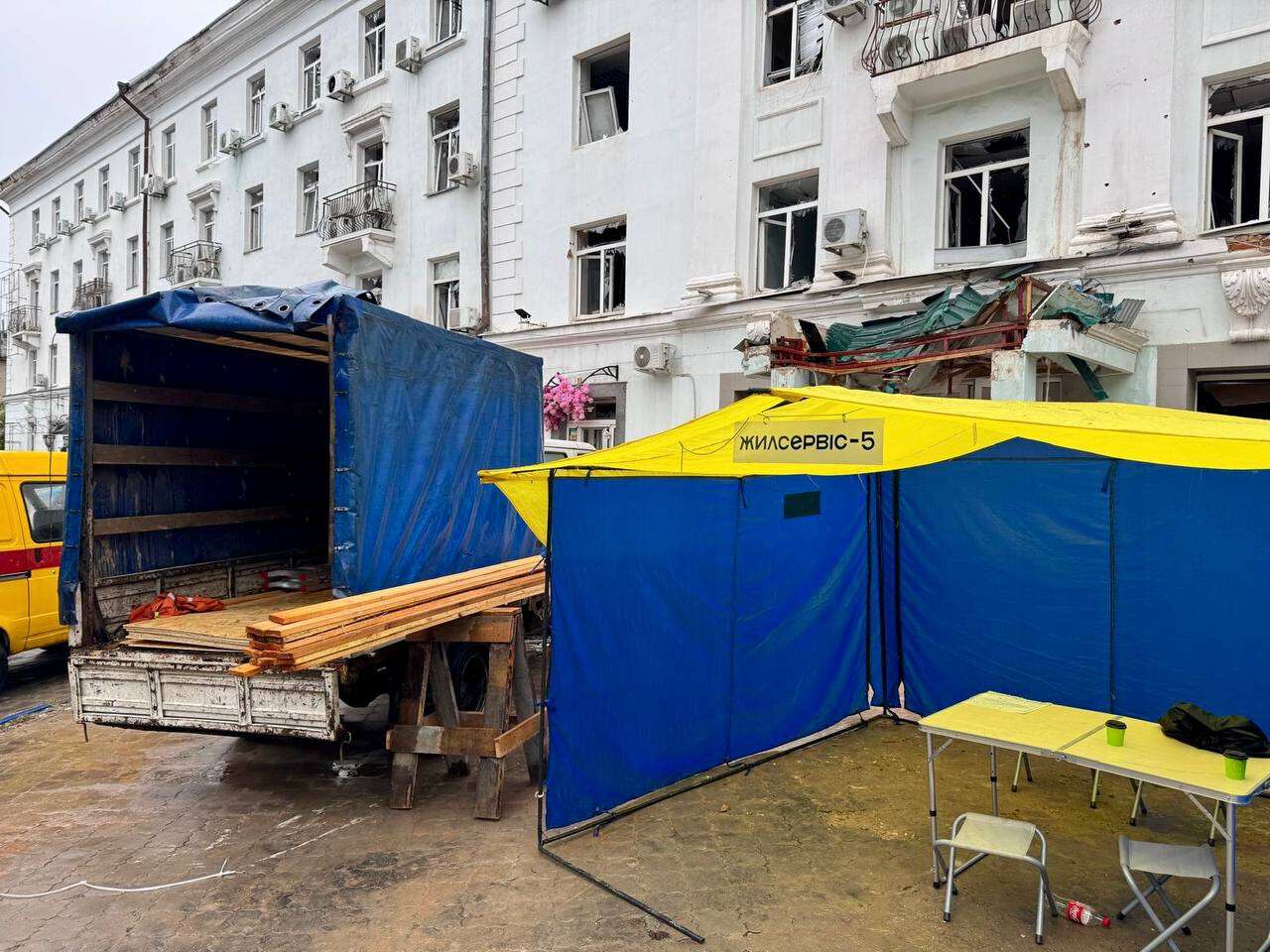 Дніпро після атаки