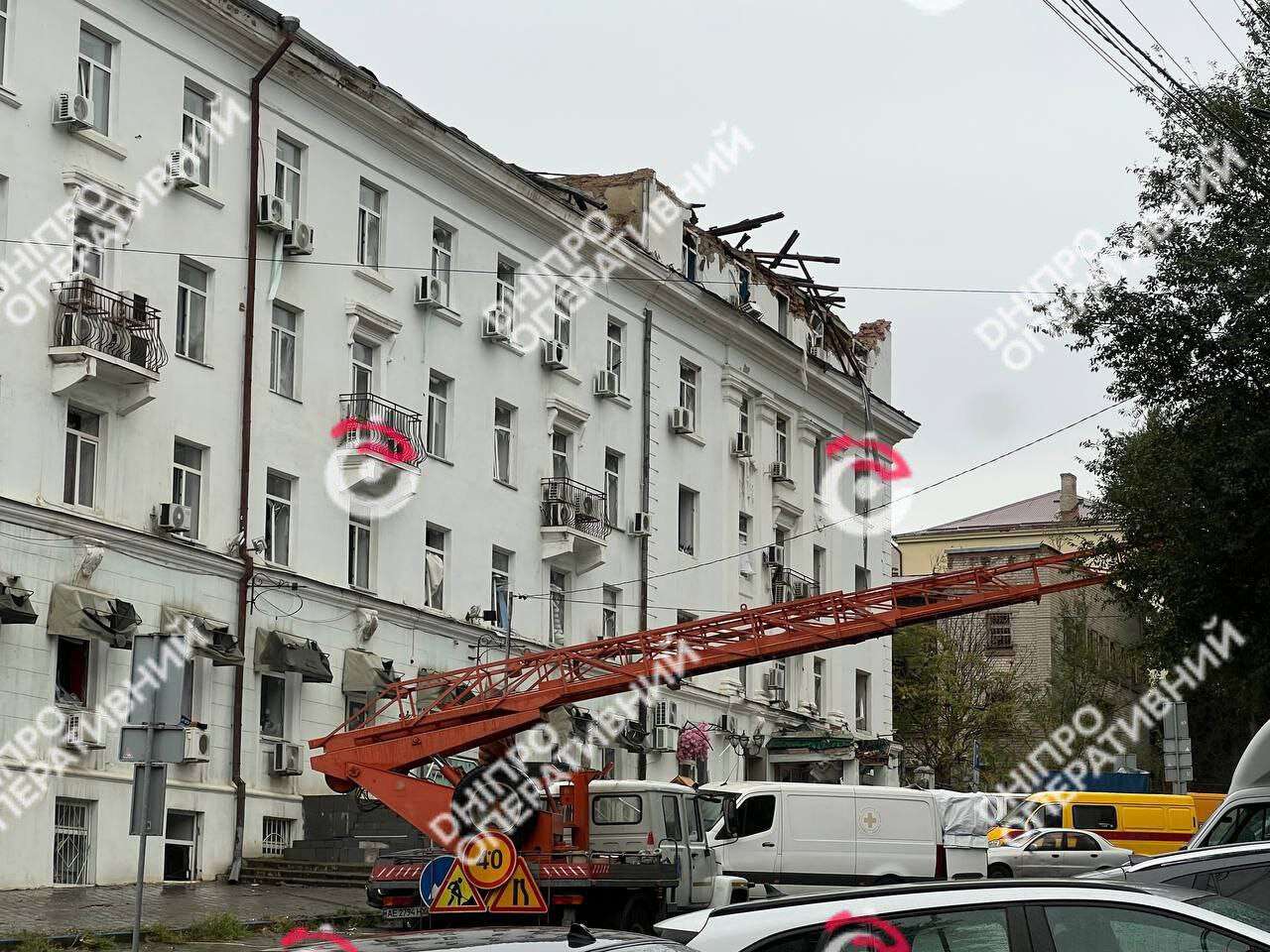 Дніпро після атаки