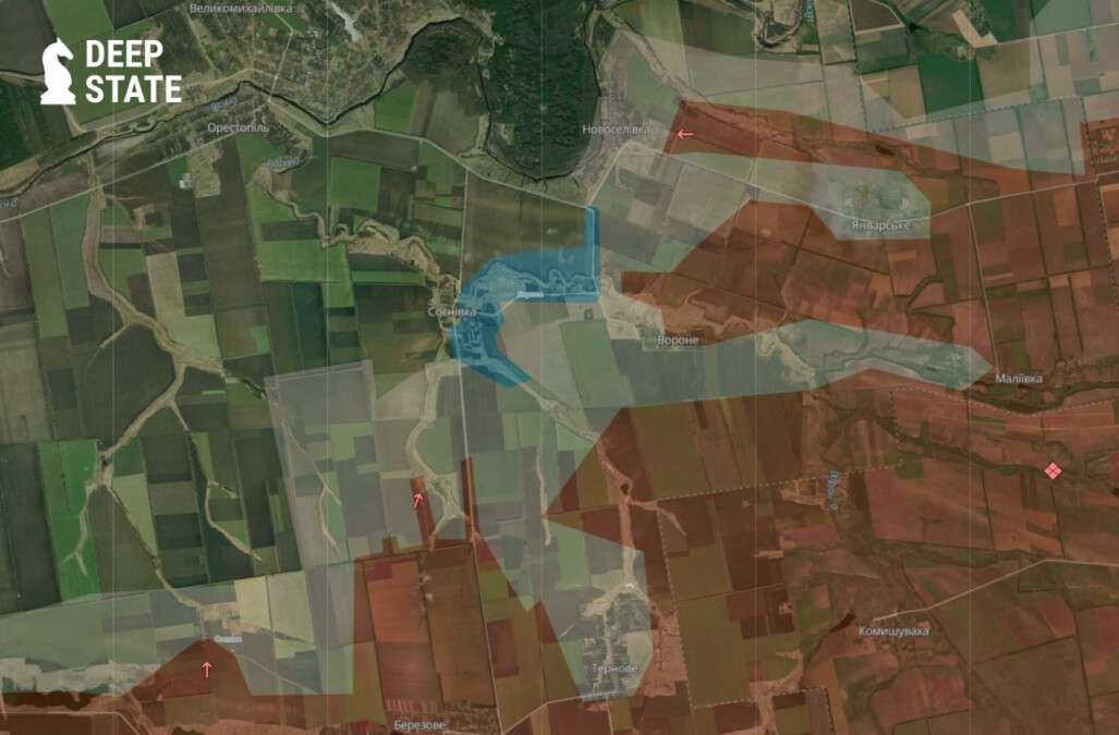 Карта Днепропетровской области