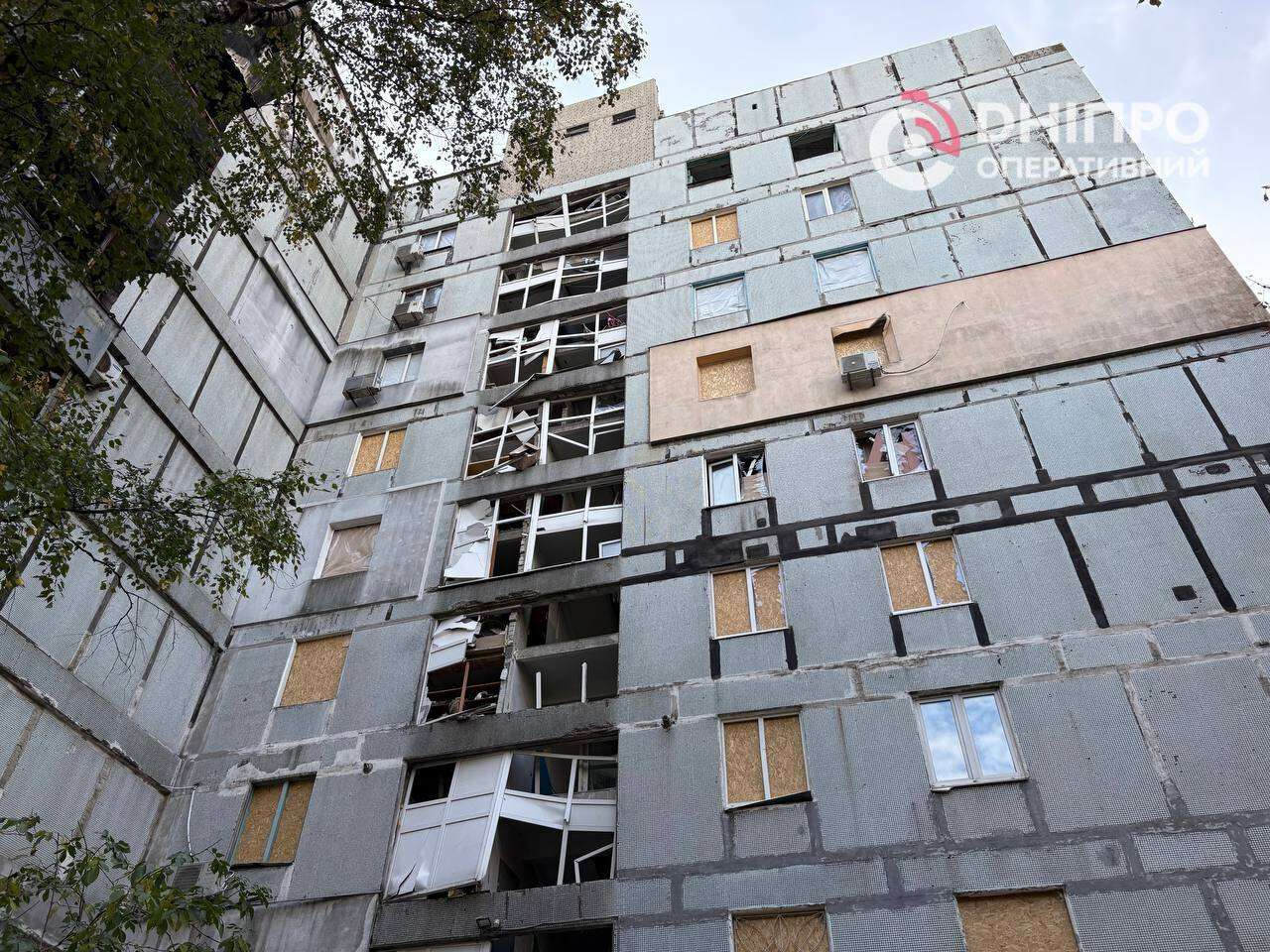 Після обстрілу 20 вересня відновлюватимуть будинок ОСББ «Хмельницького-38»