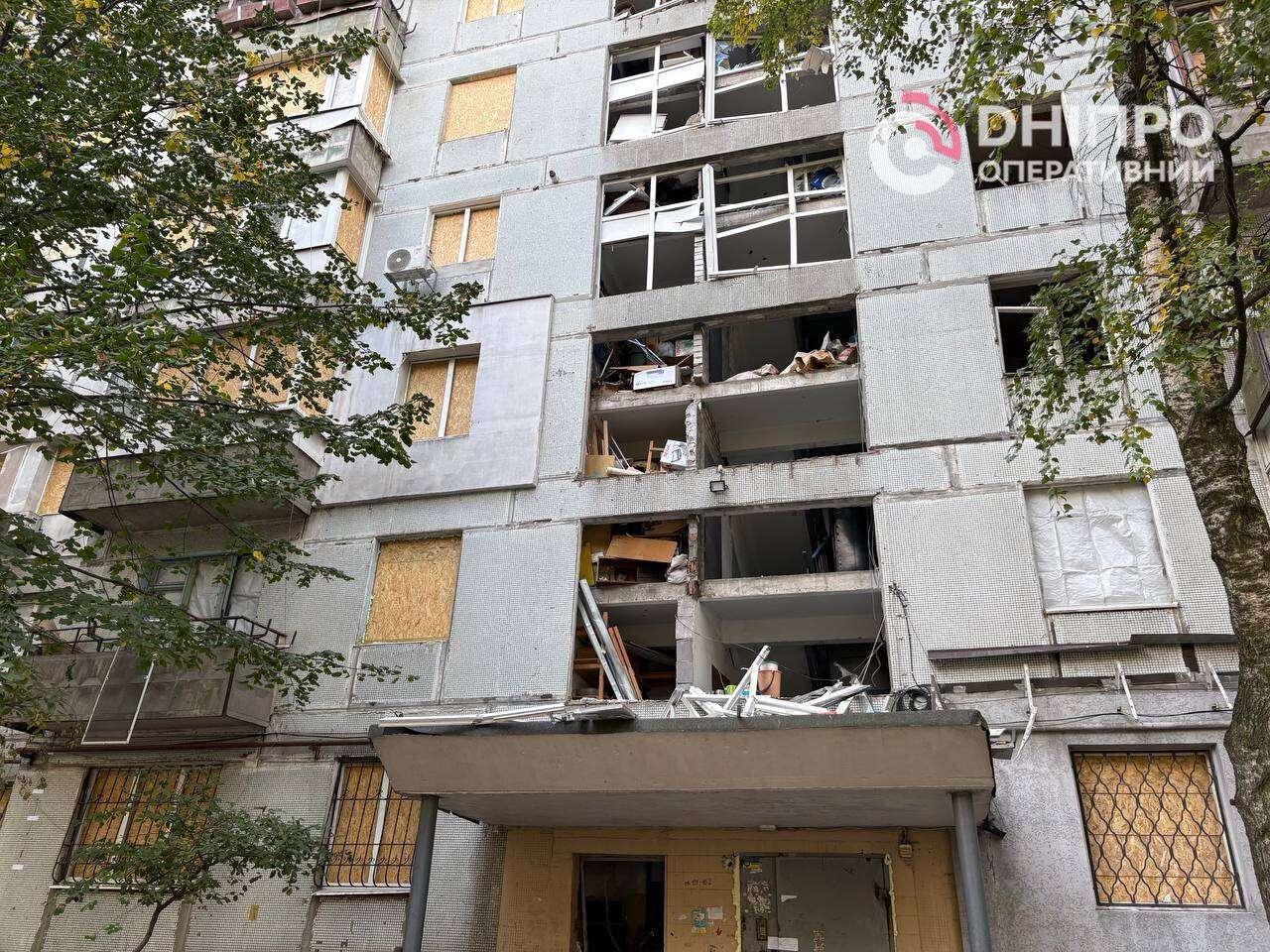 Після обстрілу 20 вересня відновлюватимуть будинок ОСББ «Хмельницького-38»