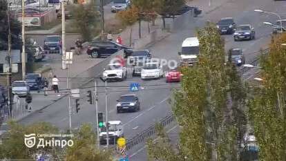 Погоня на Слобожанском проспекте 6 октября