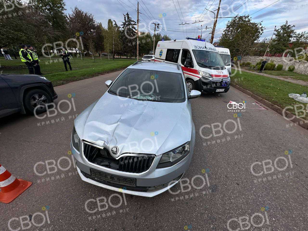 Насмерть збив дитину водій Skoda у Кривому Розі