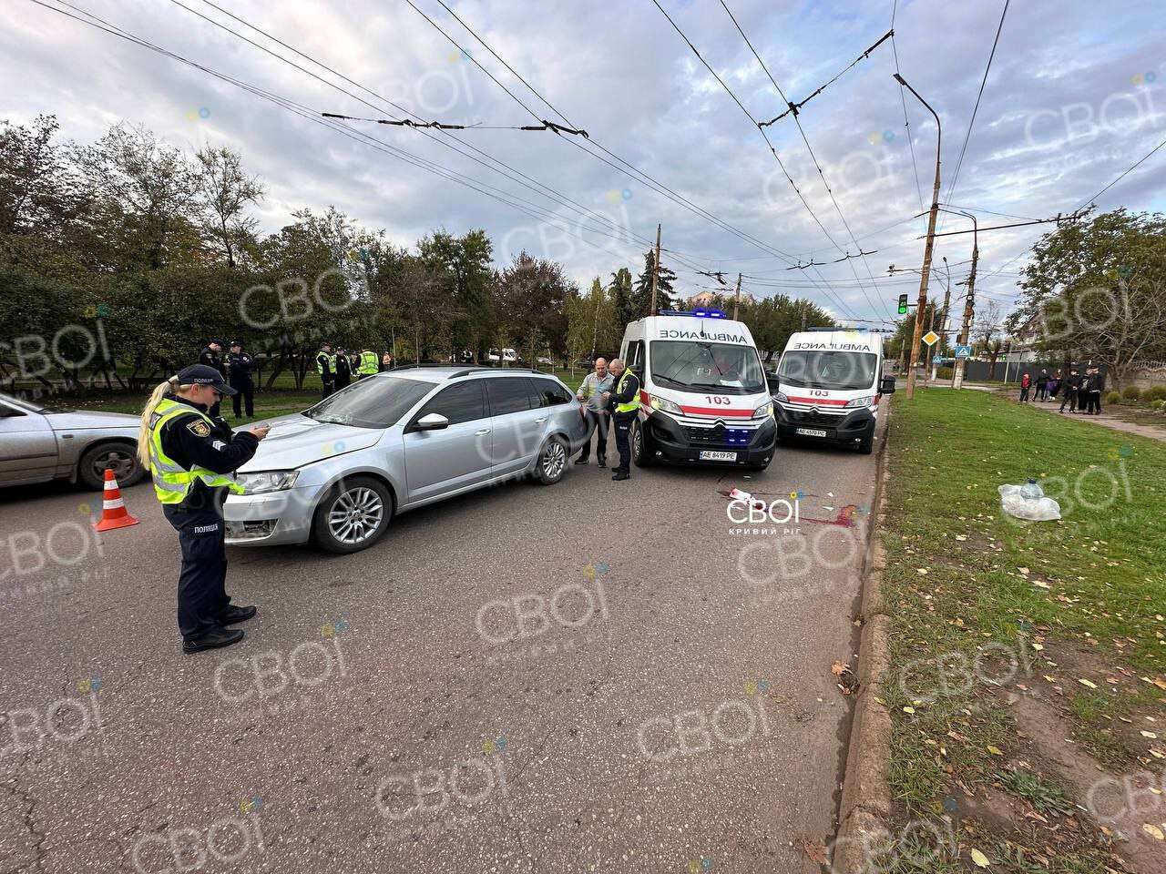 Насмерть сбил ребенка водитель Skoda в Кривом Роге