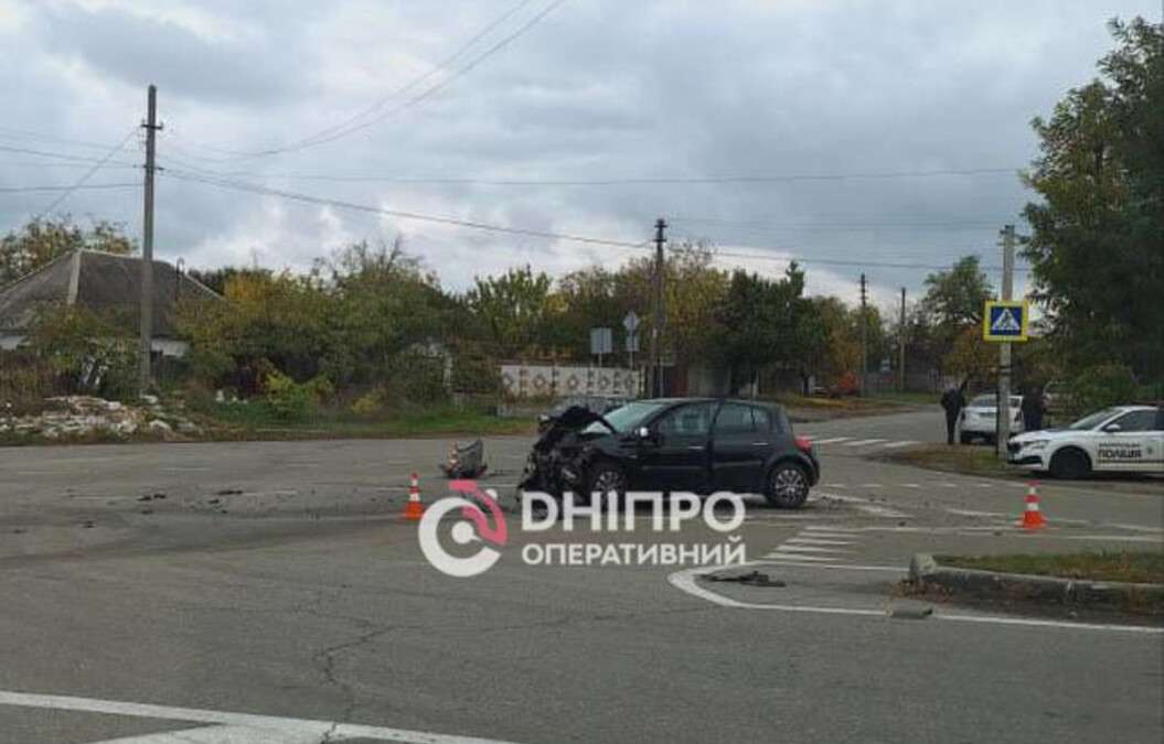 У Дніпрі на перехресті з вулицею Передовою сталася ДТП