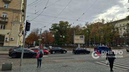 Погода в Днепре сегодня осень, облачно