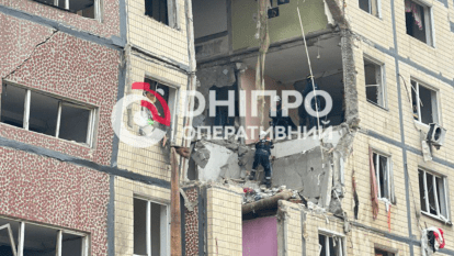 Прилет по дому в Днепре