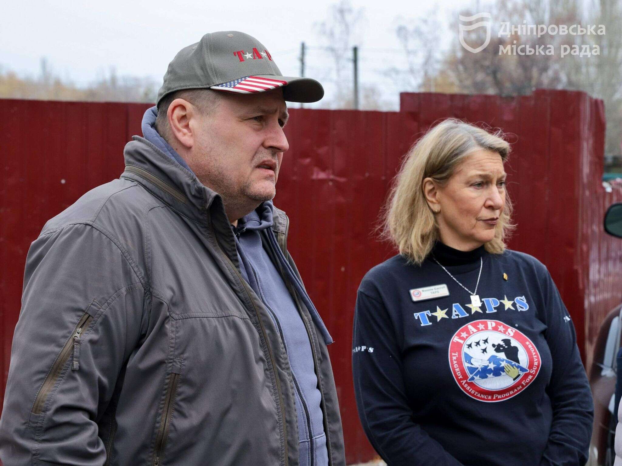 Президент TAPS и делегация ветеранов США посетили Днепр 10 ноября