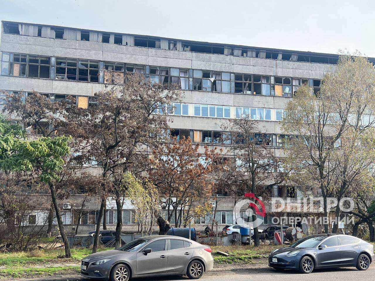 Атака на Дніпро 15 листопада: кадри з місця влучань