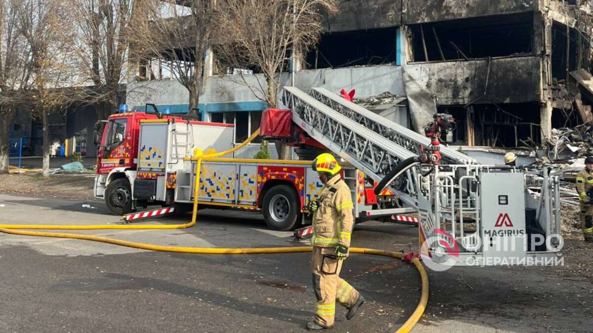 Атака на Днепр 15 ноября: кадры с места попаданий