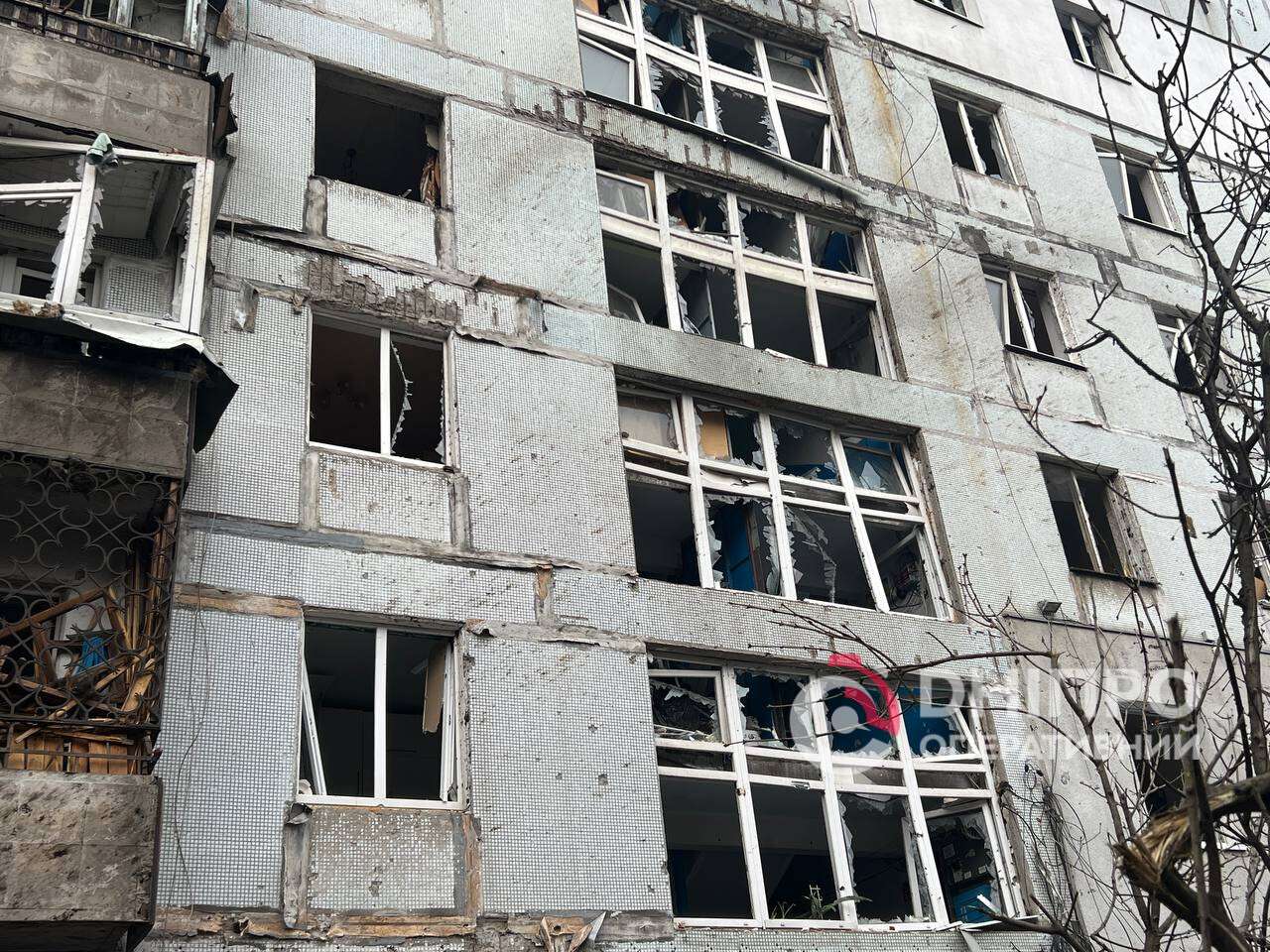 Атака на Дніпро вночі 23 листопада: жахливі кадри та подробиці з місця влучання