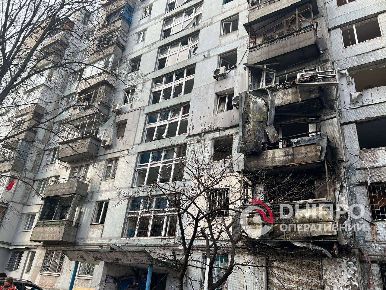 Атака на Днепр ночью 23 ноября: ужасные кадры и подробности с места попадания