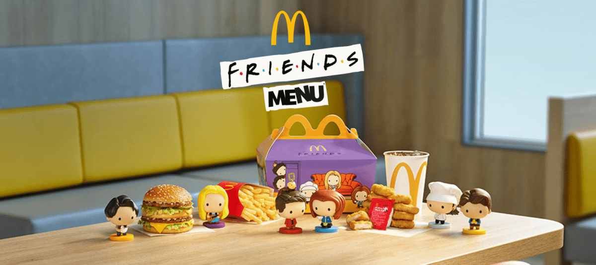 Френдс меню в Макдональдсі