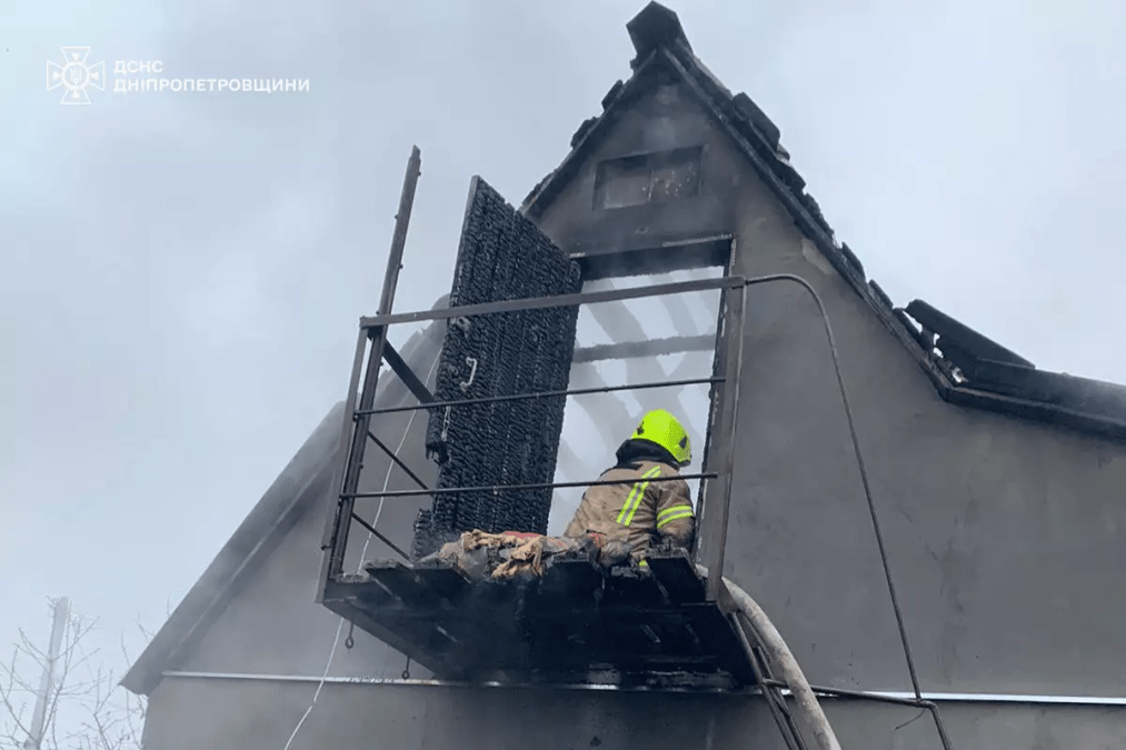 Пожежа в Мирному