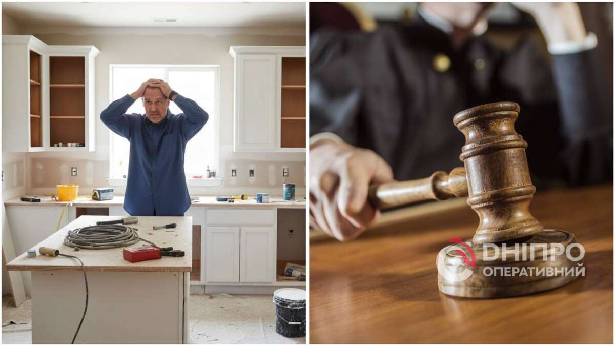 Кухня к Новому году не готова: житель Днепропетровщины отсудил компенсацию за испорченный праздник