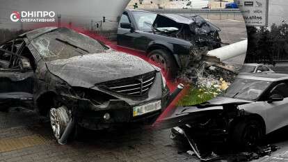 ДТП в Днепре: подборка самых резонансных аварий на Набережной Заводской и Набережной Победы