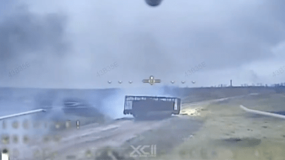 українські дрони спалили техніку росіян на Дніпропетровщині