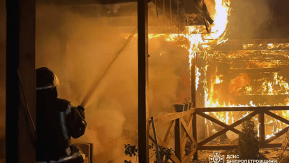 Пожар в Куриловке