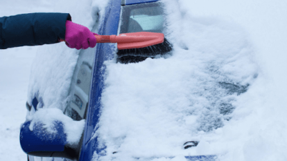 Штраф за снег на крыше авто