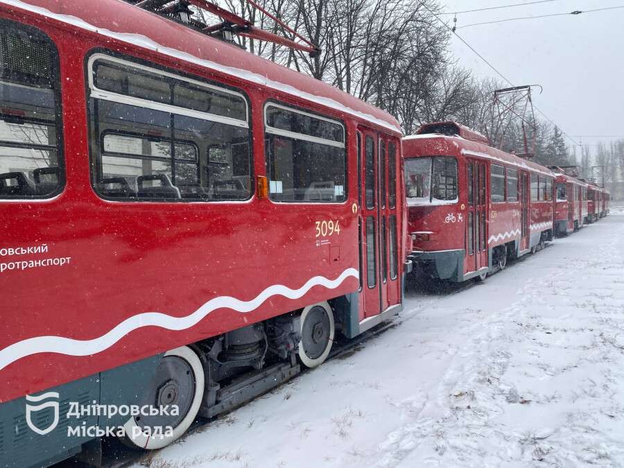 Модернизированные трамваи Днепра