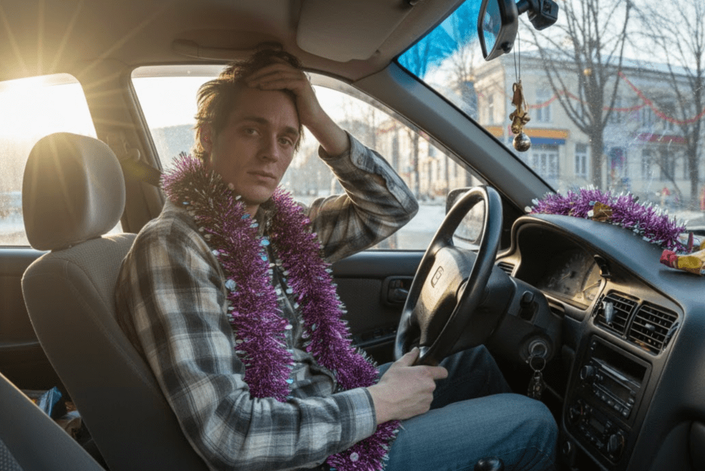Праздник без последствий: когда водителям Днепра после новогоднего застолья можно садиться за руль