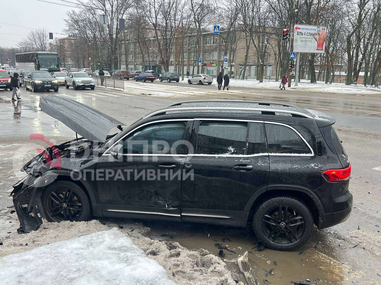 ДТП по просп. Б. Хмельницкого 6 января: есть пострадавшие