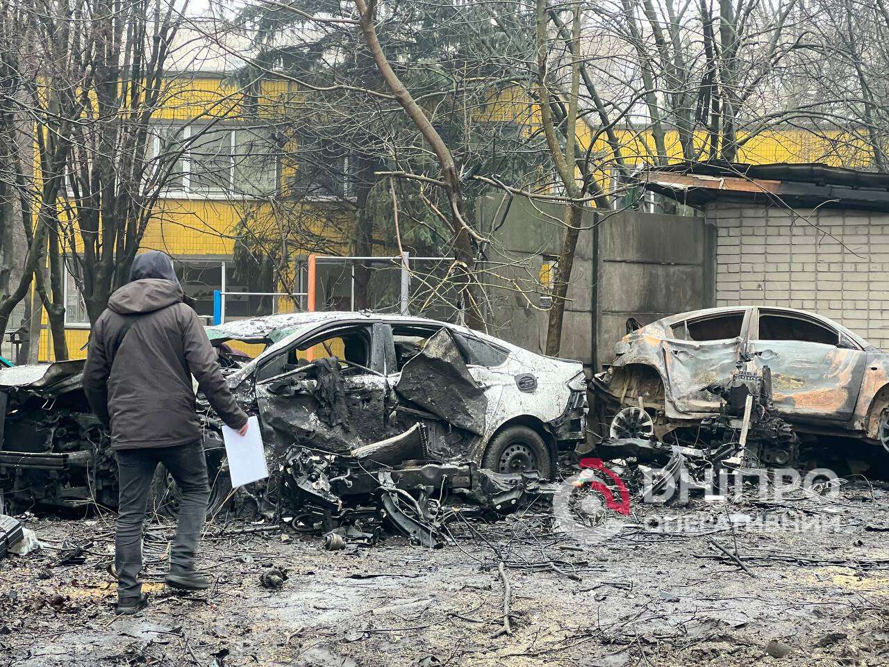 Атака на Дніпро у ніч на 7 січня 2026 - кадри з місця події