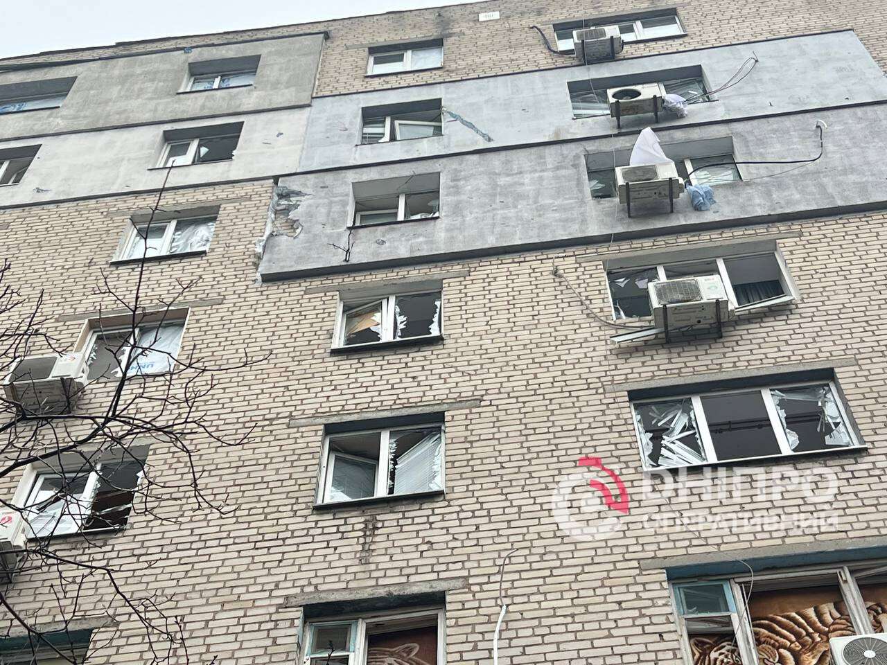 Атака на Днепр в ночь на 7 января 2026 года - кадры с места происшествия