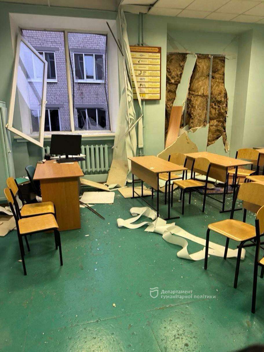 Атака на Дніпро 6 січня 2026 - серйозних пошкоджень зазнали заклади освіти: фото