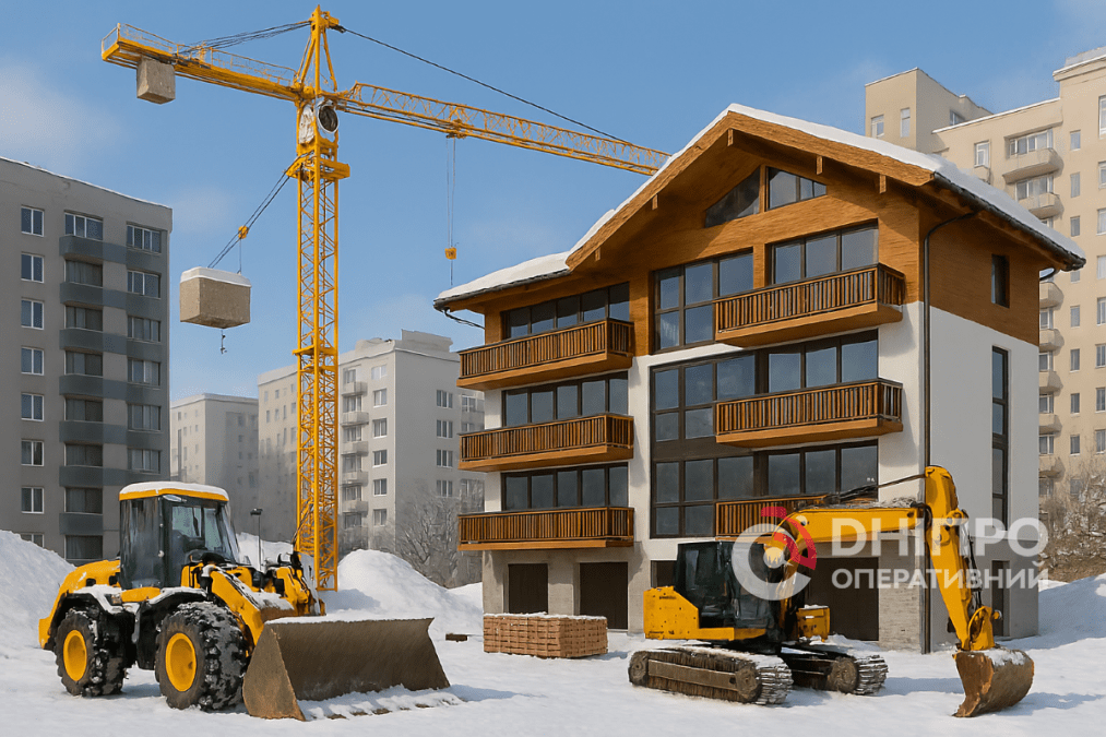Будівництво нового готелю у Дніпрі