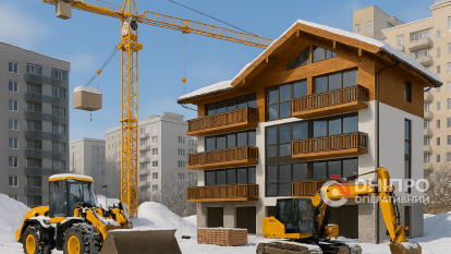 Будівництво нового готелю у Дніпрі