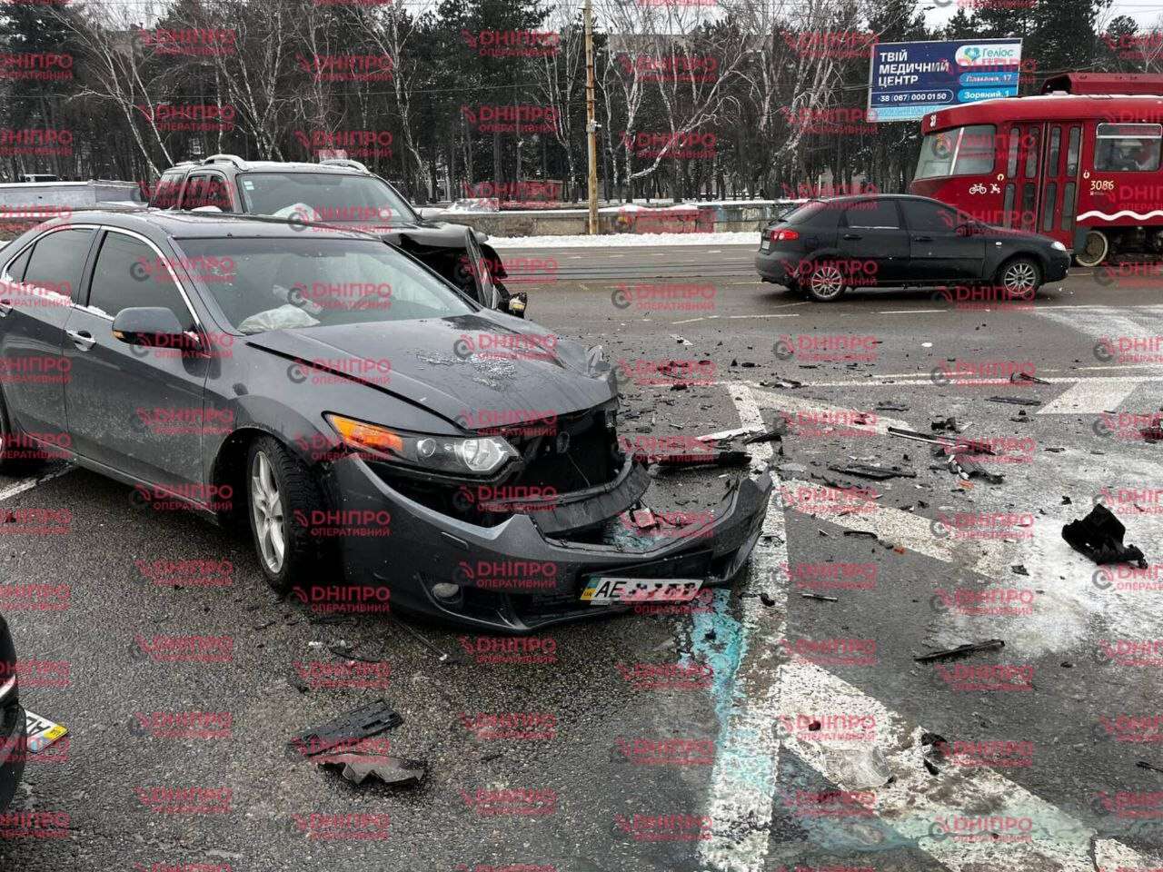 ДТП на Б. Хмельницкого 14.01.2026: есть пострадавший - подробности с места