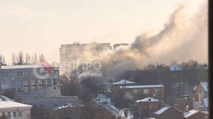 Горить ресторан у Дніпрі