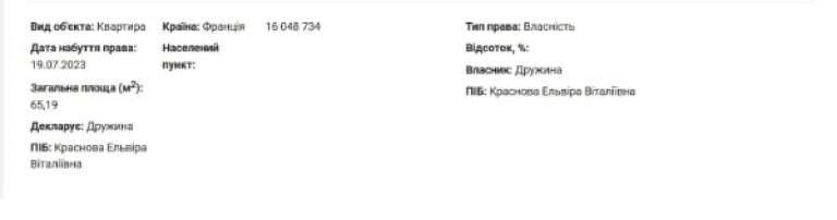 Во время войны Загид Краснов купил жене квартиру во Франции за более чем 16 миллионов гривен.