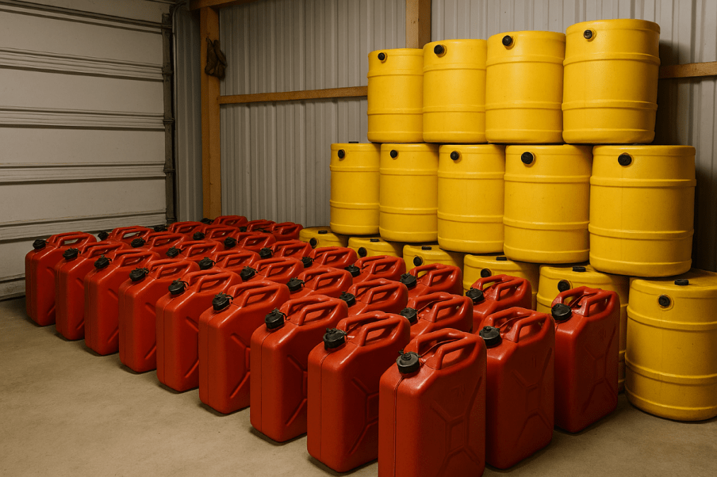 Штрафи за зберігання пального в гаражі