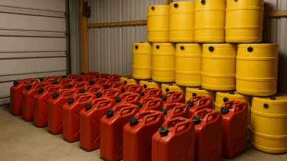 Штрафы за хранение горючего в гараже