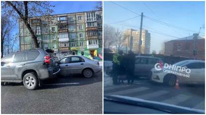 ДТП в Днепре: где утром 26 января затруднено движение