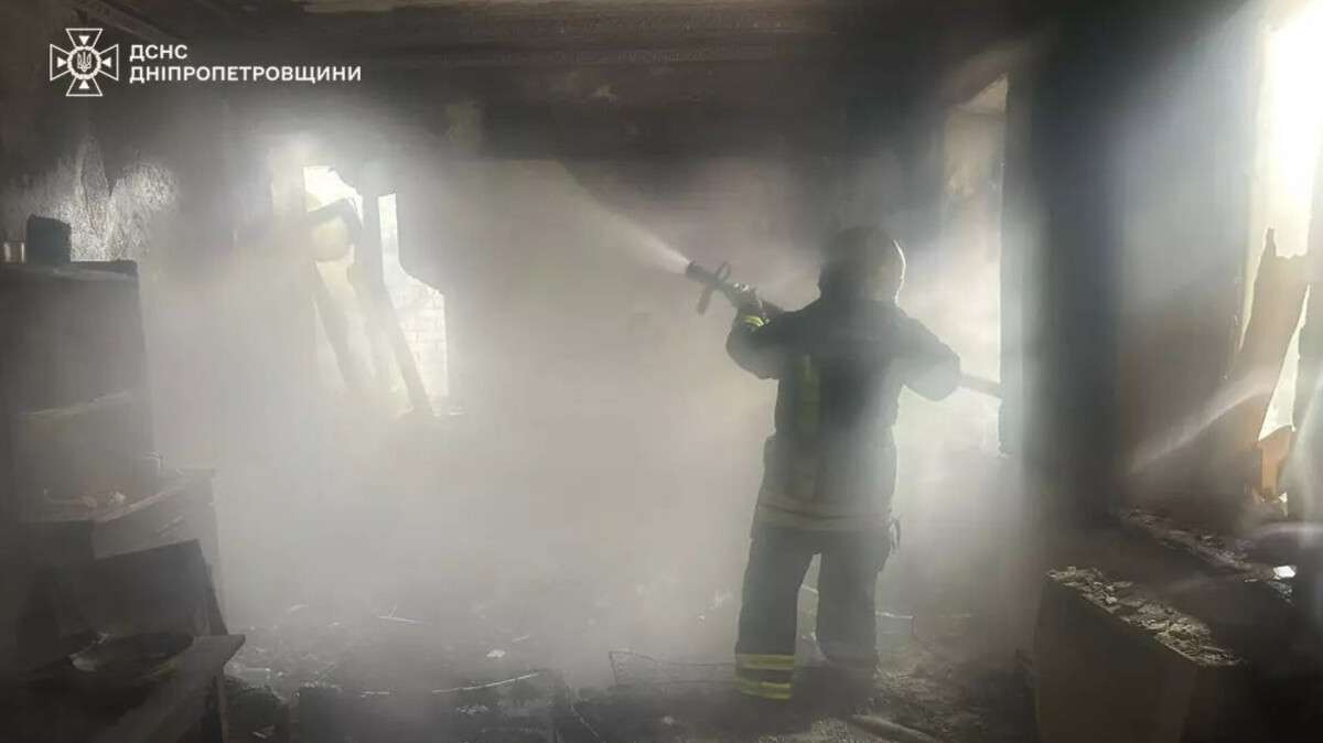 Пожар в Новокодацком районе 29.01 - в доме обнаружено тело