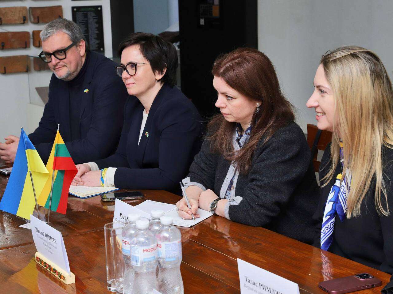 Мер Дніпра Філатов зустрівся з пані послом Литви та представниками Вільнюської ради