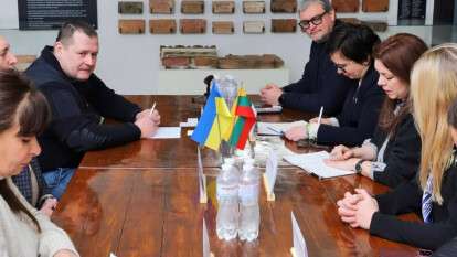 Мер Дніпра Філатов зустрівся з пані послом Литви та представниками Вільнюської ради