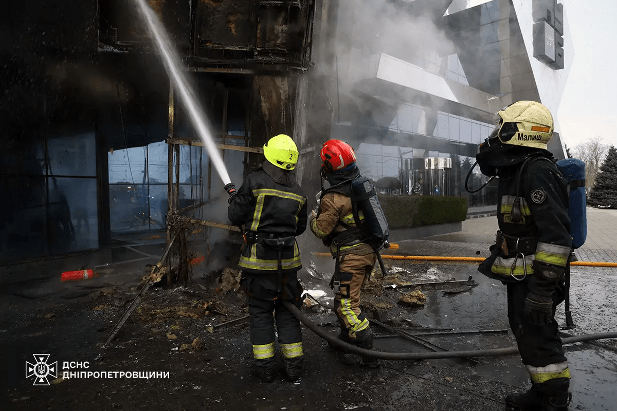 Палає Куб в Дніпрі