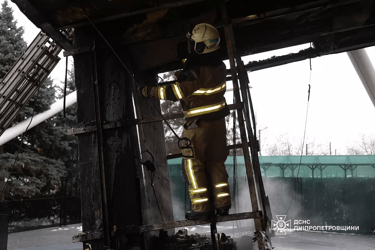 Палає Куб в Дніпрі