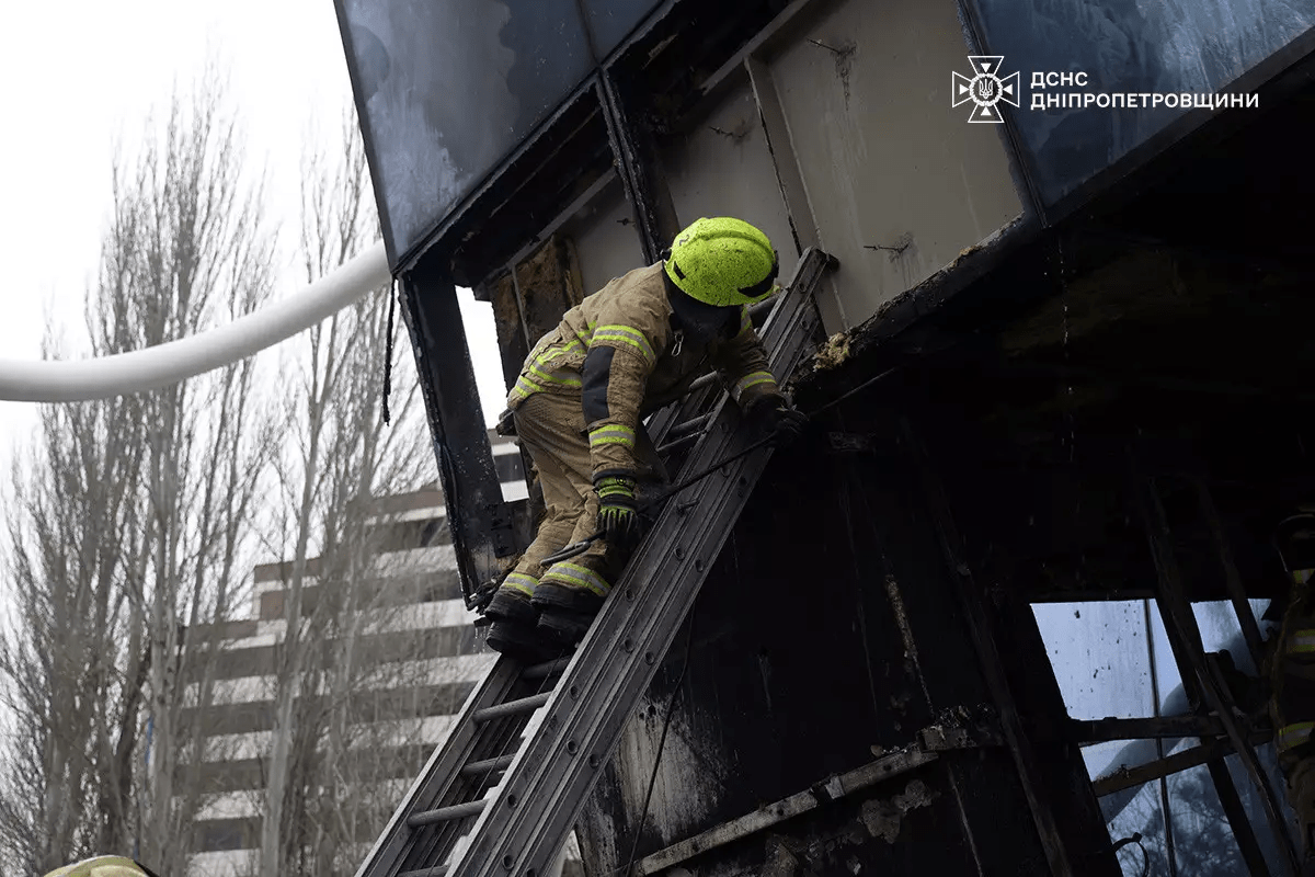 Палає Куб в Дніпрі