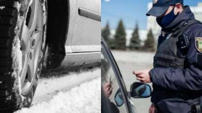 Штрафы за летнюю резину зимой