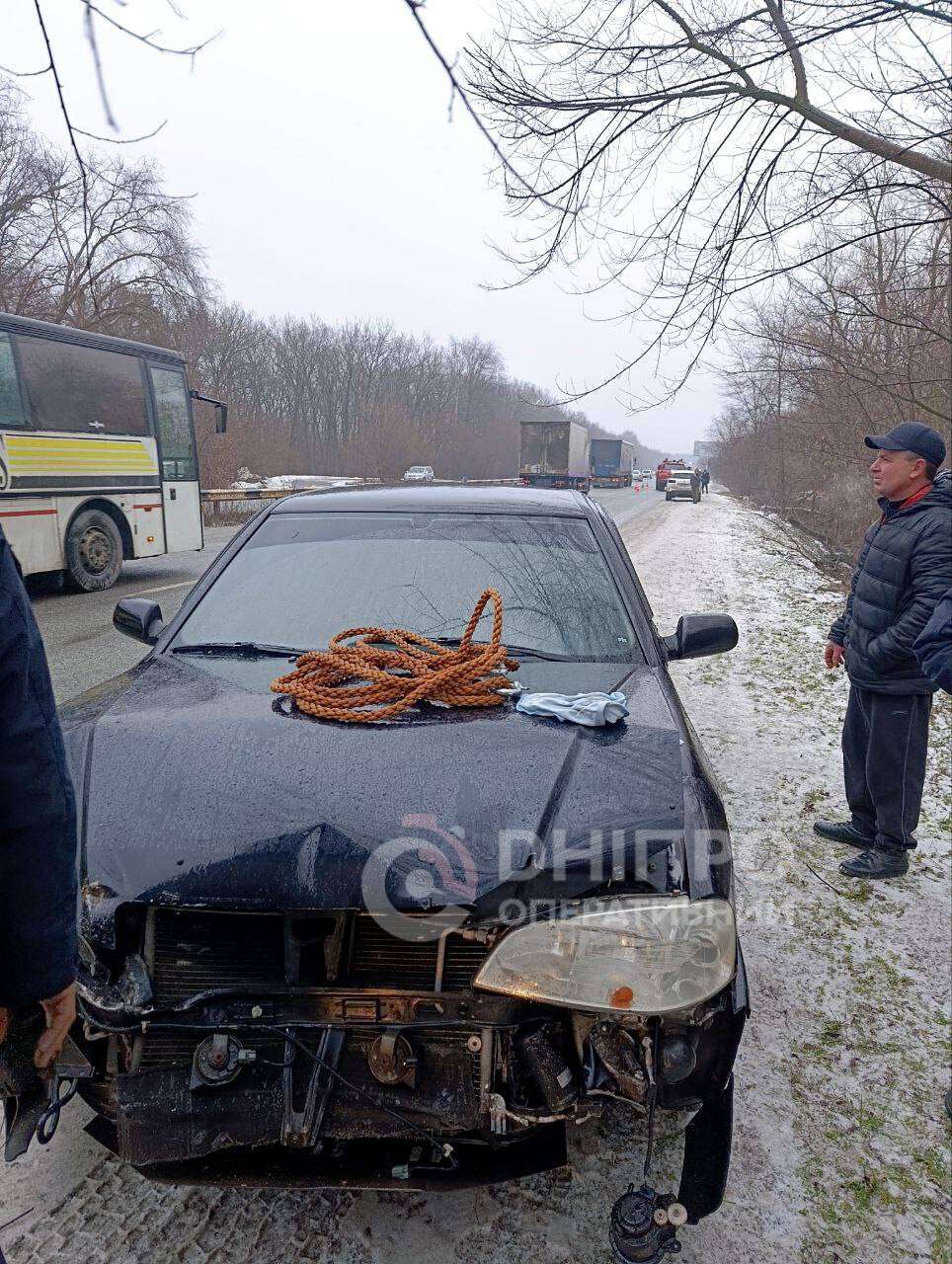 Пробки и ДТП в Днепре 12.02.2026: непогода значительно осложнила движение