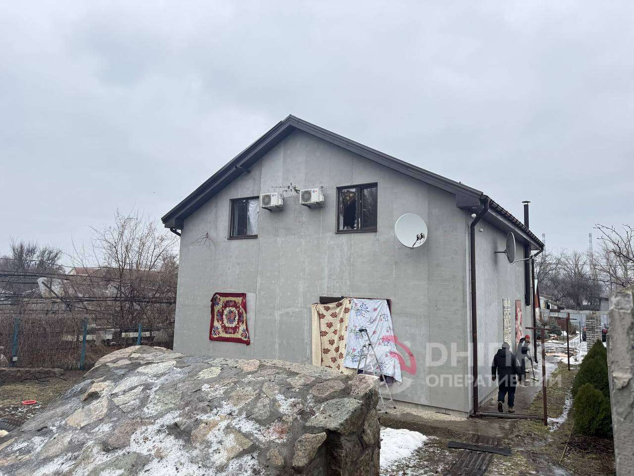 Последствия атаки рф на Днепр ночью 12.02.2026 &mdash; кадры и подробности