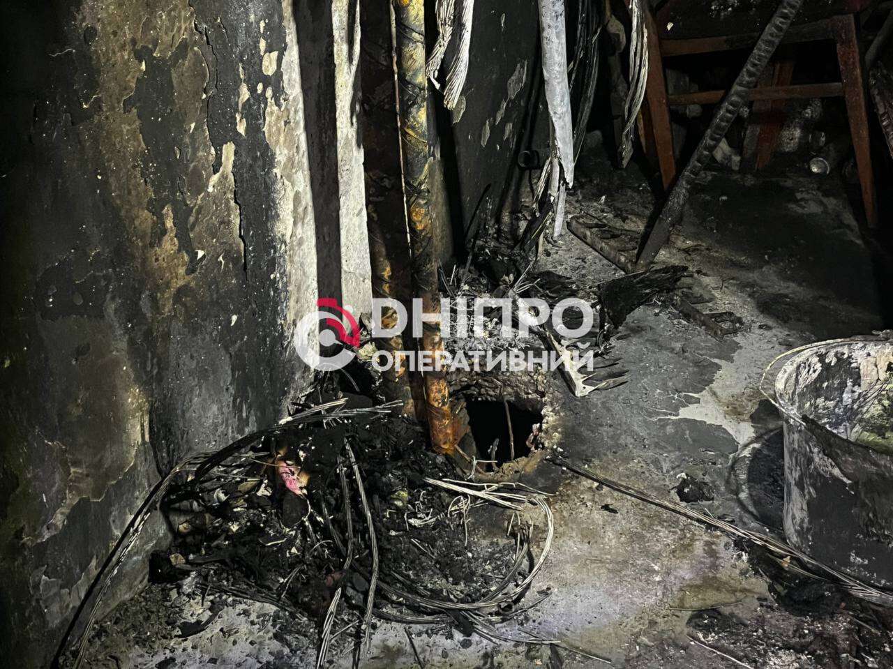 Пожар на Коробова: во второй раз загорелся щиток &mdash; комментарий ДТЭК